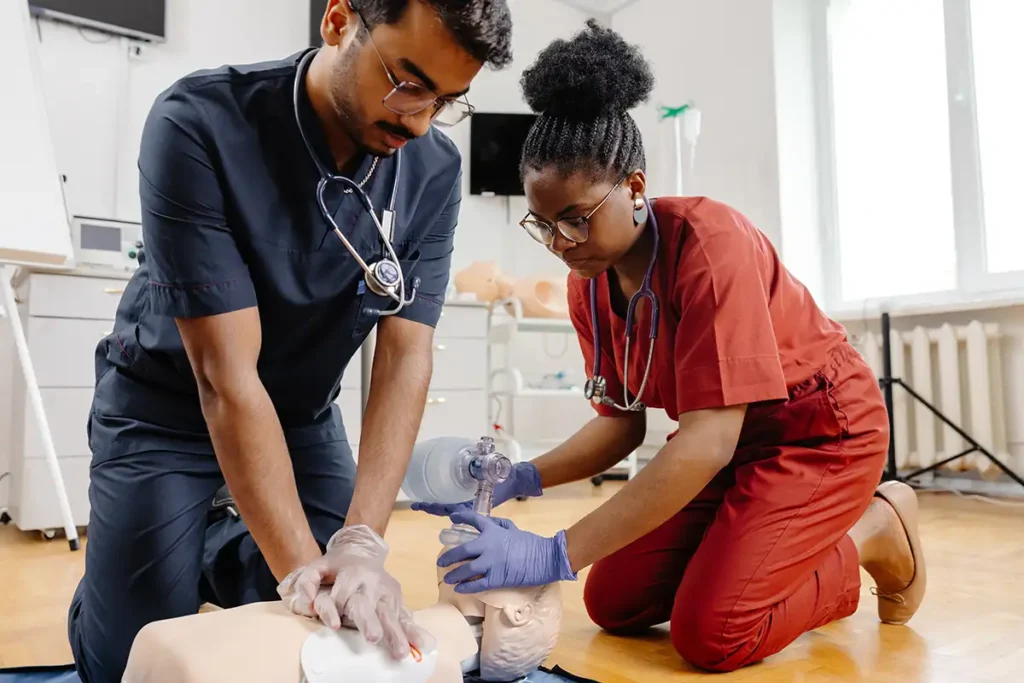 Auscare students training Kenya