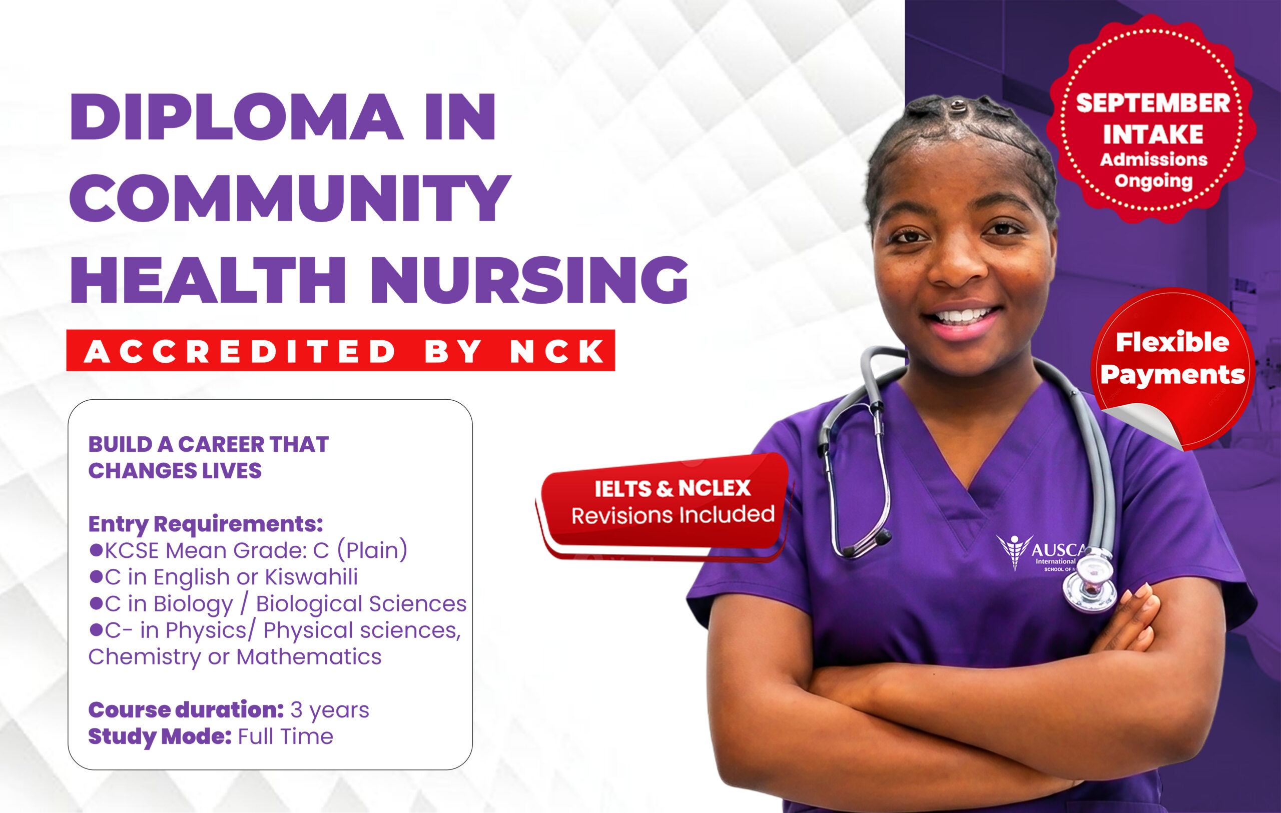 Nursing September Intake Kenya